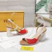 Fendi shoes for Fendi High-heeled shoes for women Heel height:9.5cm #A61171