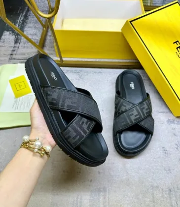 Fendi shoes for Fendi Slippers for men #A39384