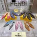  Fendi FF Logo Slingback Pumps Iconic Style Pointed Toe Elegance  Vibrant Colors Modern Luxury Footwear  women #A51721