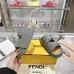 Fendi shoes for women Mauve blue FF jacquard velvet slides #A49021