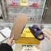 Fendi shoes for women Mauve purple FF jacquard velvet slides #A49023