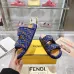 Fendi shoes for women Mauve purple FF jacquard velvet slides #A49023