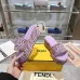Fendi shoes women FF denim flatform slides #A49024