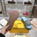 Fendi shoes women FF denim flatform slides Blue #A49028
