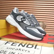Fendi shoes for Men's Fendi Low-Top Sneakers Grey #A52994