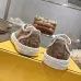 Fendi shoes for Women's Fendi Domino Sneakers Apricot #A49016