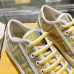 Fendi shoes for Women's Fendi Domino Sneakers Golden #A49018