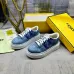 Fendi shoes for Women's Fendi Sneakers White/Blue/Orange #A49600
