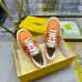 Fendi shoes for Women's Fendi Sneakers White/Blue/Orange #A49600