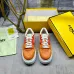 Fendi shoes for Women's Fendi Sneakers White/Blue/Orange #A49600