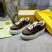 Fendi shoes for Women's Fendi Sneakers White/Blue/Orange #A49600