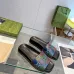 Gucci Monogram Jumbo GG Platform Slide Wedge Sandals #A48983