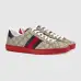 Gucci Ace GG Supreme Sneaker with Web Stripe and Red Sole: Iconic Style  Italian Craftsmanship for MEN #914612