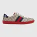 Gucci Ace GG Supreme Sneaker with Web Stripe and Red Sole: Iconic Style  Italian Craftsmanship for MEN #914612