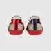 Gucci Ace GG Supreme Sneaker with Web Stripe and Red Sole: Iconic Style  Italian Craftsmanship for MEN #914612