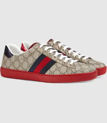Gucci Ace GG Supreme Sneaker with Web Stripe and Red Sole: Iconic Style  Italian Craftsmanship for MEN #914612