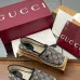 Gucci Shoes for Women Gucci Flats Horsebit GG Canvas espadrilles in burgundy #A49568