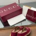 Gucci Shoes for Women Gucci Flats Horsebit GG Canvas espadrilles in burgundy #A49568