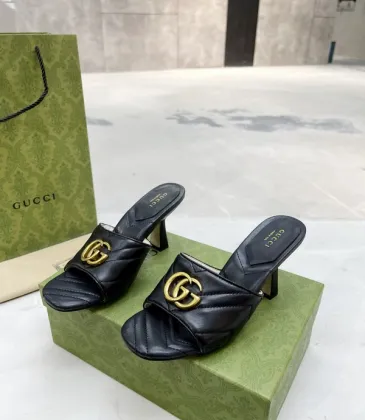 Gucci Shoes for Women Gucci Sandals Heel Height  7.5CM #999921151