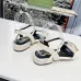 Gucci Shoes for Women Patent Leather Ankle Strap Flat Sandals White #A48751