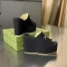 Gucci Shoes for Women wedge sandal with Horsebit Black #A48887