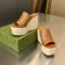 Gucci Shoes for Women wedge sandal with Horsebit Brown #A48892