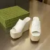 Gucci Shoes for Women wedge sandal with Horsebit White #A48890