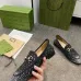 Gucci Shoes for Women Horsebit Loafers Black #A48782