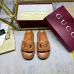 Gucci Shoes for Women's Gucci Slippers Black/White/Brown #A49375