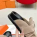 Hermes Shoes for Men Mules Biege Linen Slippers #A48932