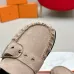 Hermes Shoes for Men Mules Biege Linen Slippers #A48932