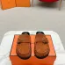Hermes Shoes for Men Mules Biege Linen Slippers #A48937