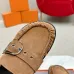 Hermes Shoes for Men Mules Biege Linen Slippers Brown #A48935