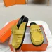 Hermes Shoes for Men Mules Biege Linen Slippers Yellow #A48936