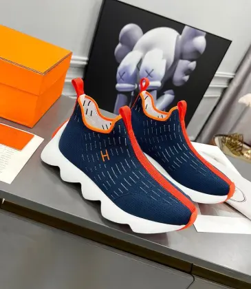 Hermes knitted mesh casual sneakers #A56692