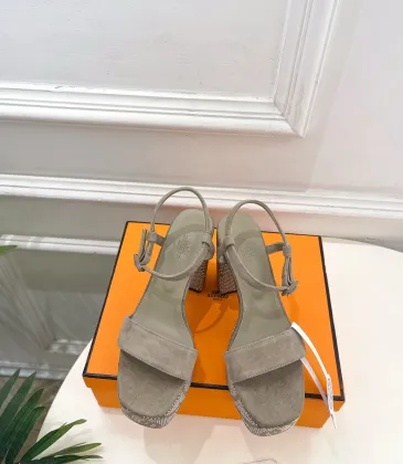 Hermes Sandals Shoes for Women's Shoes Waterproof heel #A62870