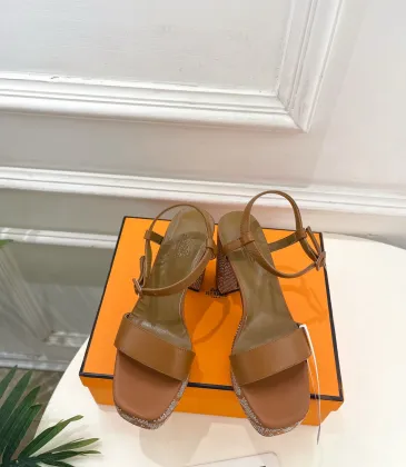 Hermes Sandals Shoes for Women's Shoes Waterproof heel #A62873