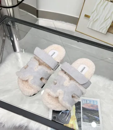 Hermès classic wool slippers #A58894