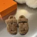 Hermès classic wool slippers #A58896