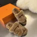 Hermès classic wool slippers #A58896