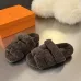Hermès classic wool slippers #A58897