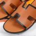Luxury Hermes Shoes for Men's slippers shoes Hotel Bath slippers Large size 38-45 #9874705