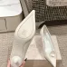 Jimmy Choo Shoes Orb Pump 50 Metallic Leather Pumps #A48972