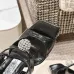 Jimmy Choo Shoes Metallic Leather Platform Sandals Black #A48970
