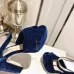 Jimmy Choo Shoes Nappa Leather Platform Sandals Dark Blue #A48870