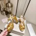 Jimmy Choo Shoes Nappa Leather Platform Sandals Golden #A48869