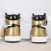 Jordan Shoes for Air Jordan 1 Shoes Gold Toe #A62890