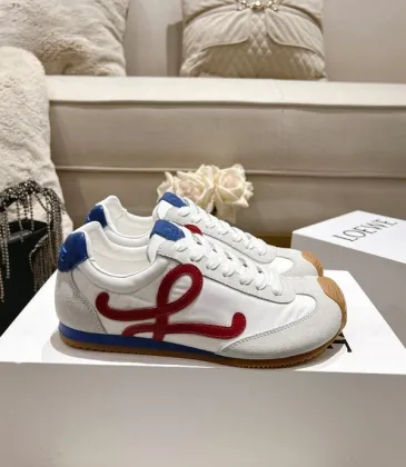 Loewe Flow Runner Sneakers Iconic Leather Accents Retro Inspired Design  Comfortable and Stylish Footwear Essential Unisex Shoes #A47844