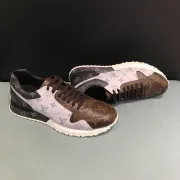 AAAA Original Louis Vuitton leather Sneakers for Men #9124157