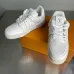 Louis Vuitton White Leather Strap Detail Sneakers #A54337